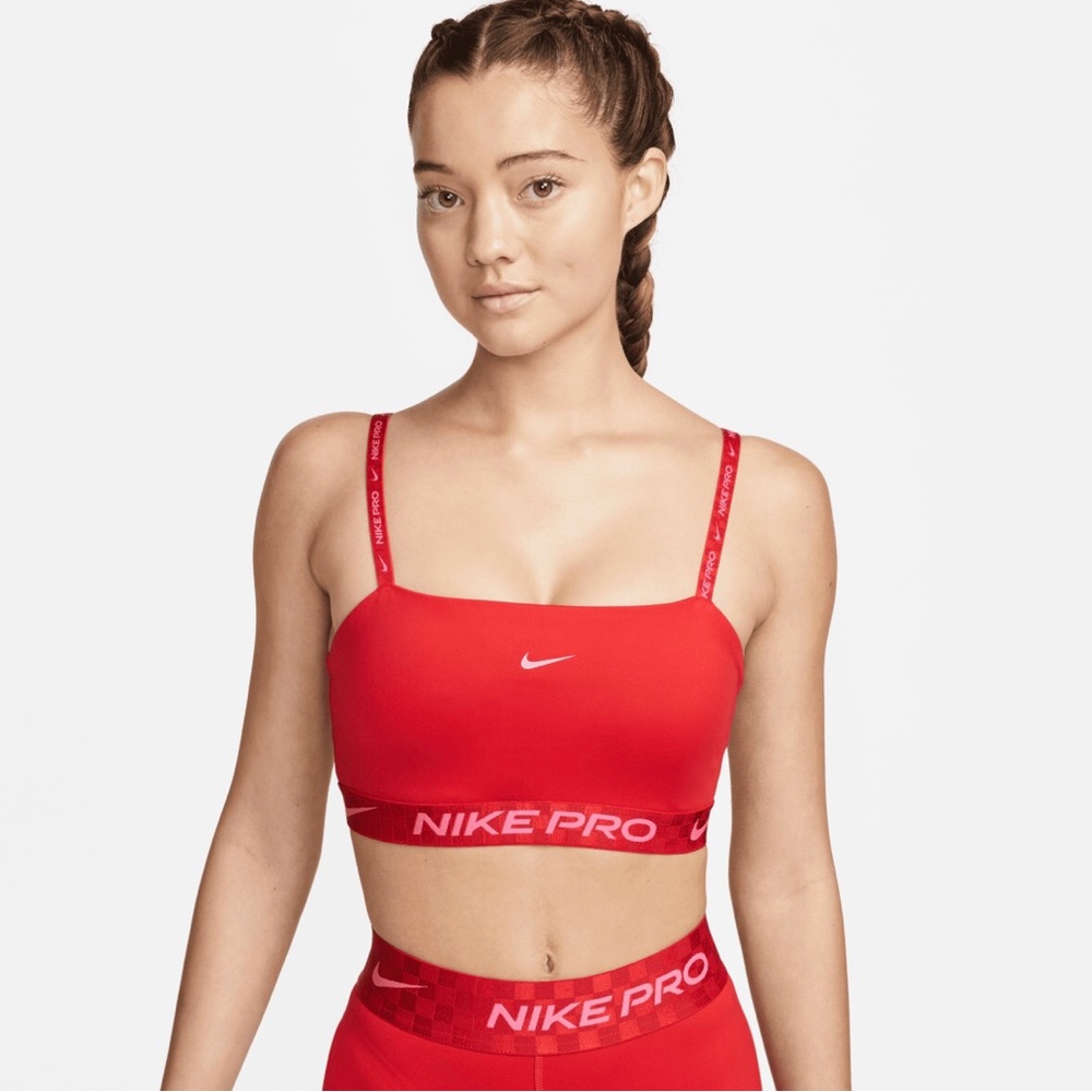 Nike Pro Training Indy Bra Red NWT Women Size XL.